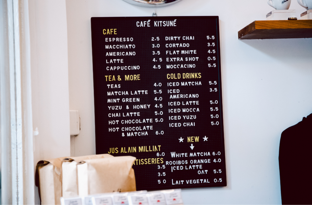 Which Coffee Drink Is Best For You? 7 Cafe menu