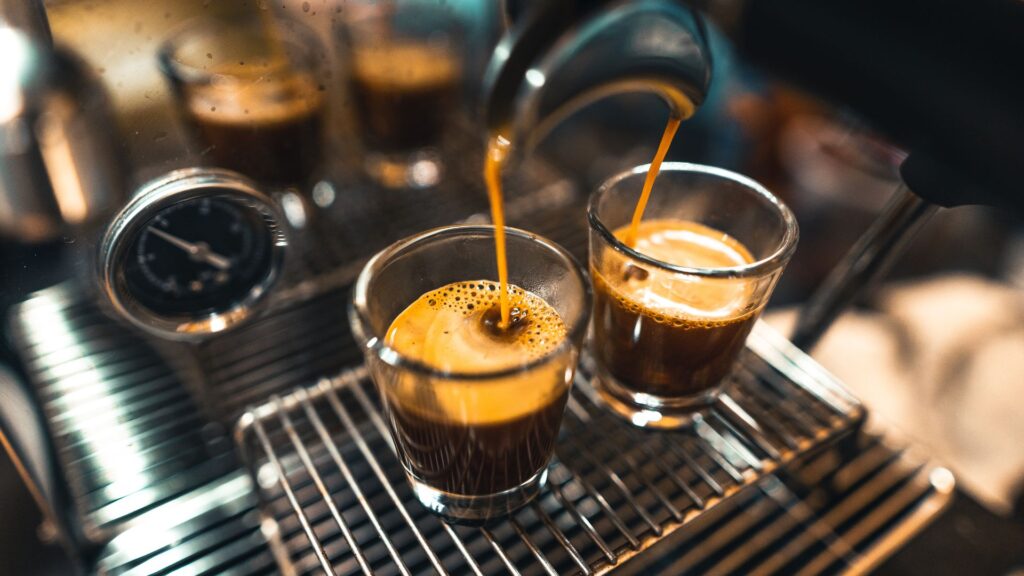 Espresso in a glass
