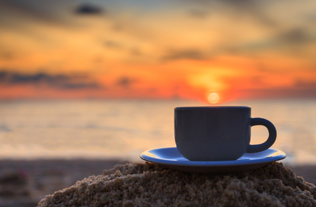 Coffee sunset