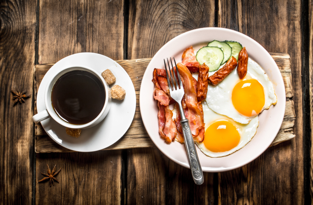 coffee with breakfast