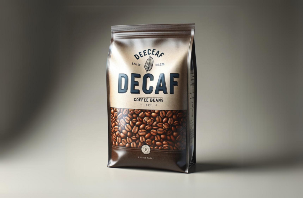 Decaf coffee beans